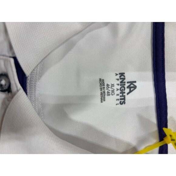 LSU Tigers Mens XL Polo Shirt White Purple Embroidered Logo Dry Fit collegiate - Picture 7 of 7